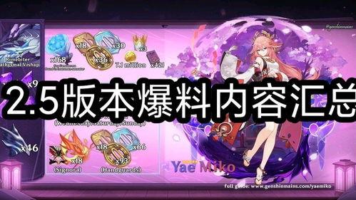 原神最新爆料汇总,探索神秘新世界，揭开角色与剧情神秘面纱